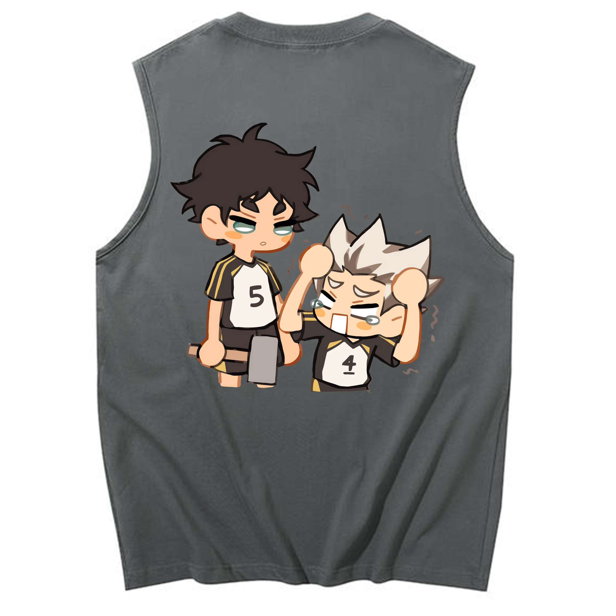 （画像用） ハイキュー!! Haikyu!! コットン100％タンクトップ（背面プリント）